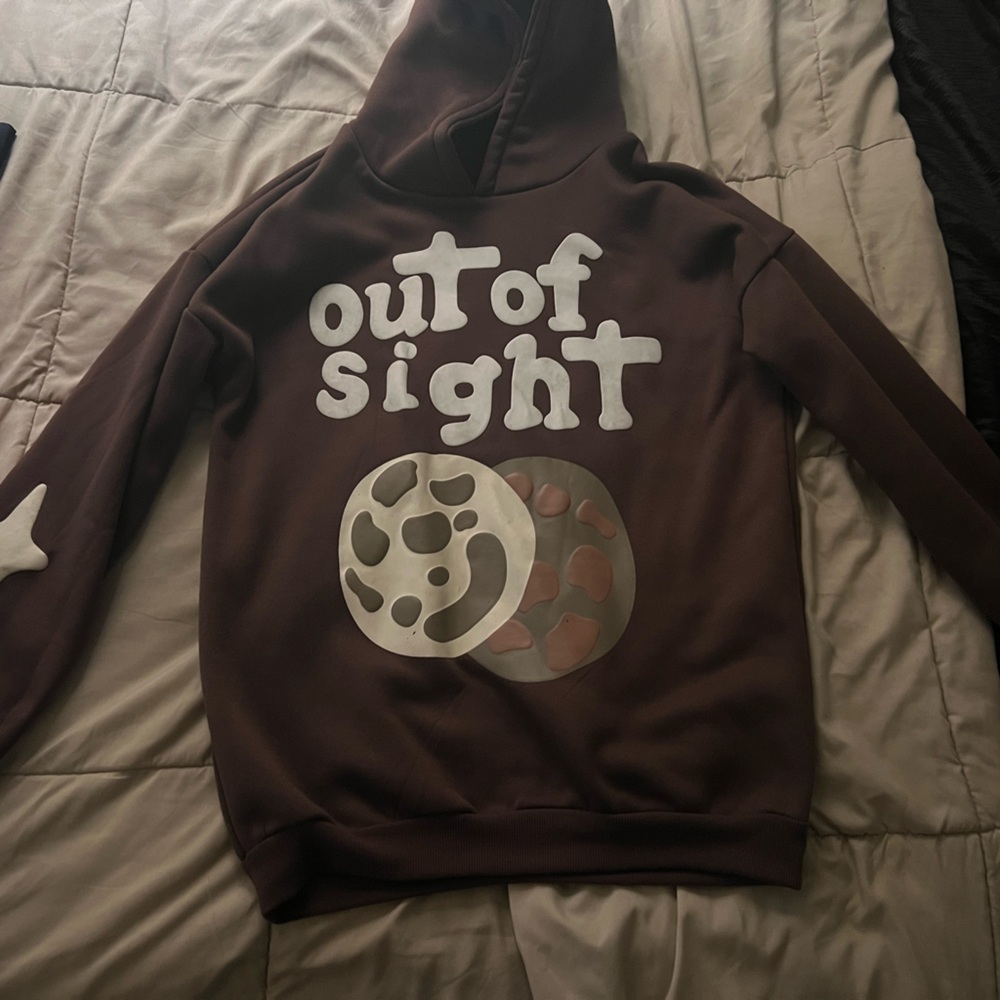 Brown Graphic Hoodie